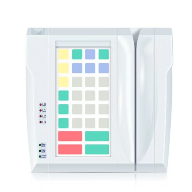 Программируемая клавиатура (защищенная) POSUA LPOS-032P-M12 (USB) grey