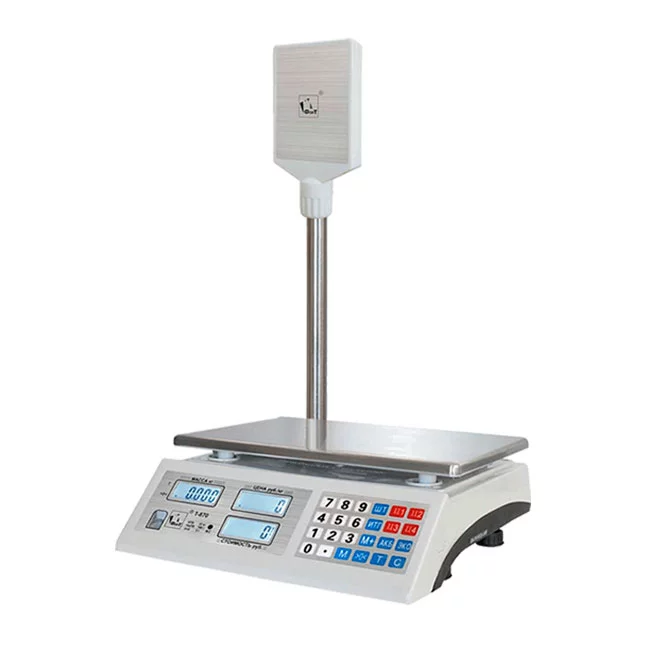 Весы торговые ФорТ-Т 870B ТРЕЙД 32/5, 230*330, со стойкой, LCD