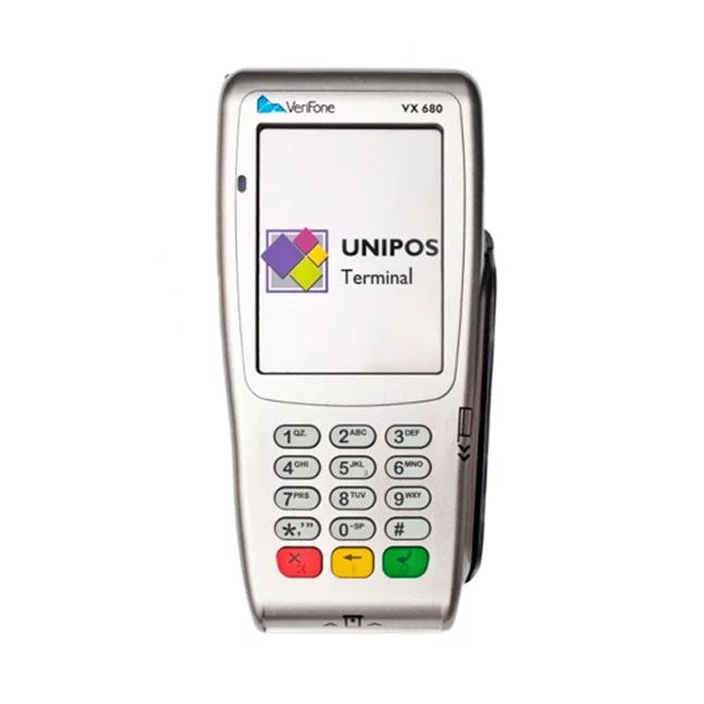 Банковский терминал Verifone VX680, мобильный, GPRS, CTLS