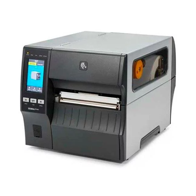 Принтер этикеток Zebra ZT421 (300 dpi, RS-232, USB, Ethernet, Bluetooth, USB Host, нож, лоток для приёма отрезанной этикетки, Арт. ZT42163-T2E0000Z) картинка товара AuTrade.ru
