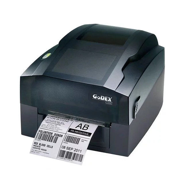 Принтер Godex G330 UES, термотрансферный, 300 dpi, 3 ips, USB, RS232, Ethernet