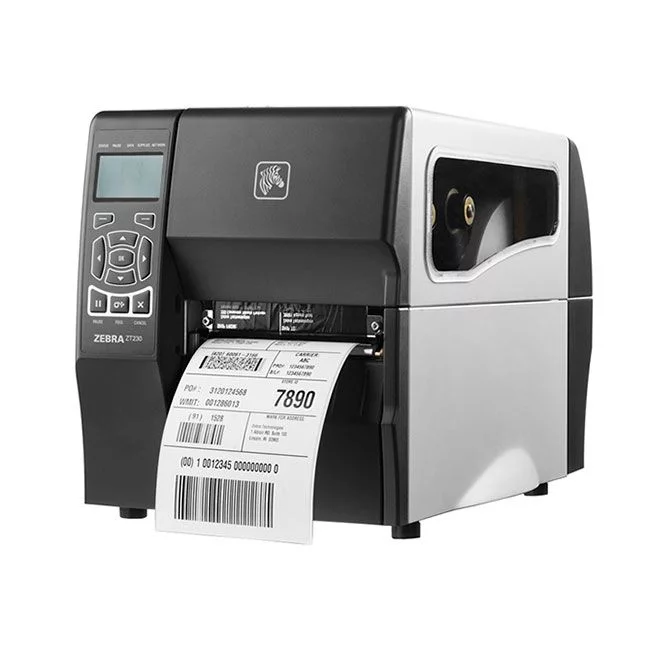 Термотрансферный принтер ZT230; Zebra, 300 dpi, USB, RS-232, отделитель с подмоткой