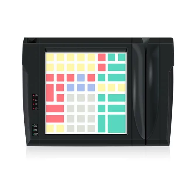 Программируемая клавиатура (защищенная) POSUA LPOS-064P-M12 (PS/2) black