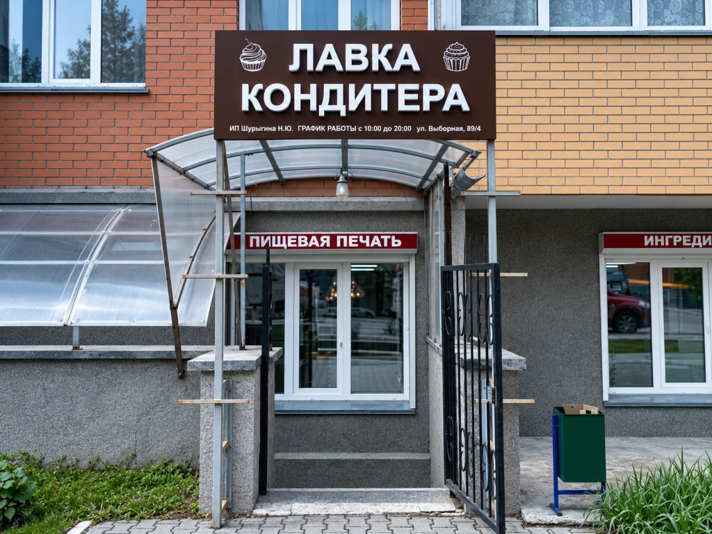 Вход в торговую точку